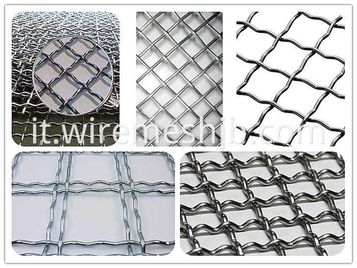 Crimped wire screen